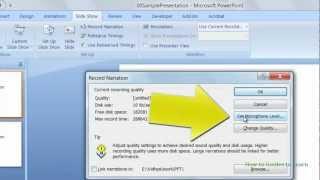 How to Add Narration to your PPT Presentation - Record Narration PPT Slideshow.