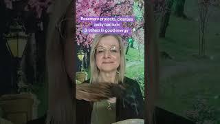 Reiki and Rosemary smudging to remove bad luck