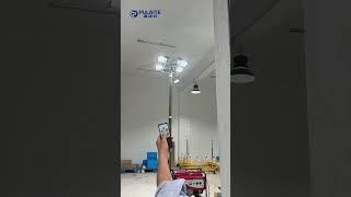 Mobile light tower for emergency use#mobilelight#worklight#telescopicmast#lighttower#lightmast