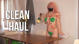 [4K Housewife] ️ Body art suit | How to clean table | Body art Haul | Try Haul