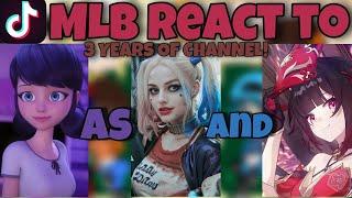 MLB react to Marinette as Harley Quinn and Sparkle! | Compilation | Gacha Club [3 YEARS OF CHANNEL!]