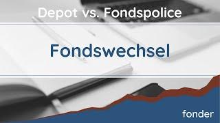 Auswirkung von Fondswechseln auf die Nettoauszahlung des Depots - fonder