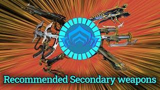 Warframe | Recommended Secondary Weapons For Each Mastery Rank [Updated Version in Description]