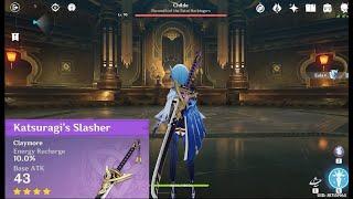 Genshin Impact - Level 90 Eula Katsuragikiri Nagamasa R1 vs Childe