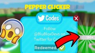 ALL CODES IN PEPPER CLICKER 2020!