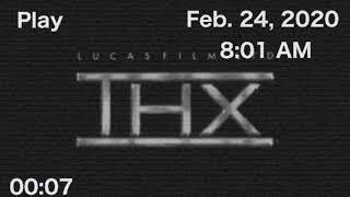 THX Lucasfilm Ltd Logo with VHS TAPE 2020