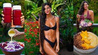 What I Eat in a Day  Raw Vegan Living in Hawaii  Farm Projects, Simba's Health Emergency & More 