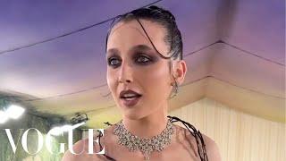 Emma Chamberlain is on the Met Gala 2024 Red Carpet