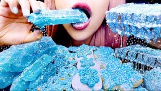 ASMR CRYSTAL, HONEYCOMB, ICE, JEWEL CANDY | Crunchy Eating Sounds 먹방