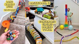 MARBLE RUSH CONCENTRIC CIRCLES DOMINO TOWER BASKETBALL 2  VTECH @timothyspreciousmoments ​
