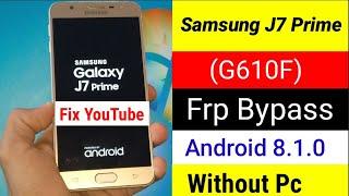 Samsung J7 Prime(G610F)8.1. Frp Bypass Without Pc/New Trick 2021 /Bypass Google Account 100% Working