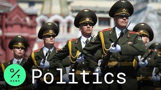 Social Distancing in Place During Russia's 75th WW2 Victory Parade