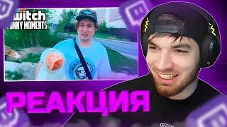 РЕАКЦИЯ РАВШАНА НА : Топ Моменты с Twitch | новый друг гусь | равшан