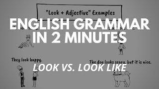 Look and Look Like - What's the difference? - English Grammar