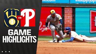 Brewers vs. Phillies Game Highlights (6/1/25) | MLB Highlights