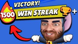 How I went on a 1500+ Win Streak in Brawl Stars! 