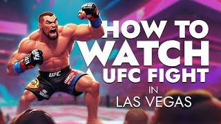 How to Watch a UFC Fight in Las Vegas | Guide to Watch UFC LIVE