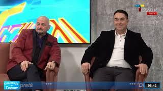 Claudiu Bulete si Daniel Budeanu la Tezaur Tv, Chisinau - Rep Moldova