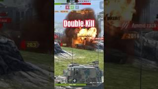 FV215b 183 Double kill #worldoftanksblitz #worldoftanks  #worldoftanksfunnymoments #вотблиц #tank