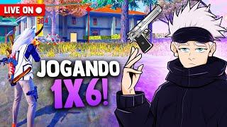 E ESSA SENSI NA RANK?! JOGANDO SOLO VS SQUAD