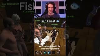 CalmCoolSavage celebrates with fish after raid in tribals survival   #shorts