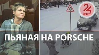 Черный Porsche вылетел на тротуар в элитном поселке в Новой Москве: подробности трагедии