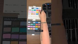 Unboxing & swatching Ohuhu’s #AcrylixMarkers #Ohuhu #OhuhuAcrylicMarkers #PaintPens #Art #Artist