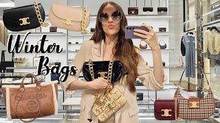 NEW WINTER BAGS  Come Luxury Shopping at HARRODS with me!!  Celine, Chanel, Louis Vuitton & more!!