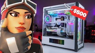 *ULTIMATE* $500 Budget Gaming PC For Fortnite! (500+ FPS)