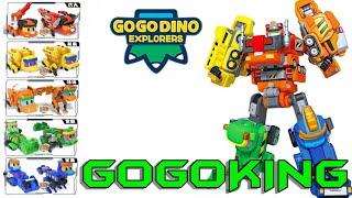 GoGo Dino GOGOKING Construction Excavator Set | #gogodino #transformers