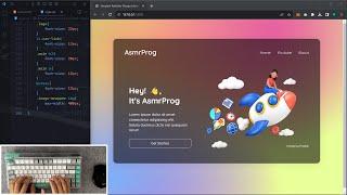 ASMR Programming - Coding Simplest Portfolio In Just 10 Minutes! - No Talking