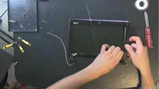 ACER, KAV60, take apart, video, disassemble, how to open disassembly