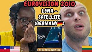 REACTION TO Lena - Satellite (Germany  Eurovision 2010) | FIRST TIME WATCHING