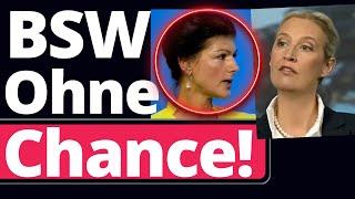 Weidel gewinnt TV-DUELL gegen Wagenknecht!