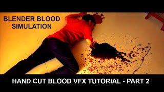 Hand Cut VFX Blood Simulation | Blender in Tamil | LMWS