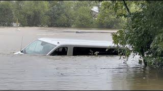 Woman escapes van stuck in water amid historic Asheville flooding in Helene's aftermath