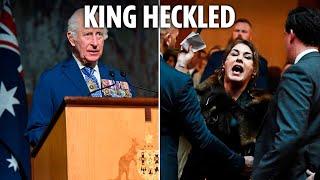 Charles heckled by Australian senator shouting ‘you are not my King’ with security forced to step in