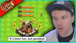 "I'M QUITTING CLASH OF CLANS" has gotten pretty meta…