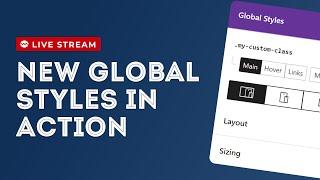 Live Page Build With New Global Styles in GenerateBlocks Pro