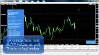 Stealth EA - How can you adjust hidden stop loss and take profit values with your mouse easily