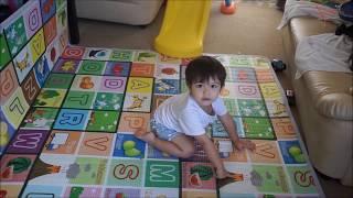 Alex Prin Braun did some Breakdance moves on a floor (2y 7m)