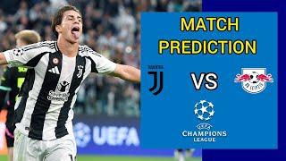 MATCH PREDICTION IN FTS 25 | RB LEIPZIG - JUVENTUS | CHAMPIONS LEAGUE 