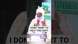 I don’t want to help this govt #sanusilamidosanusi #nigeriapolitics #tinubu #apc