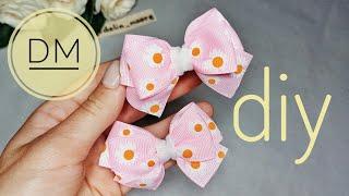 САМЫЕ МИЛЫЕ БАНТИКИ ДЛЯ ПРИНЦЕССиз репсовой ленты 2,5 см / THE CUTEST BOW made of rep ribbon 2.5cm