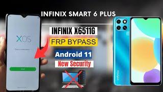 Infinix X6511G Frp Bypass Android 11 | Infinix SMART 6 Plus  Google Account bypass | New Security |