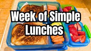 REALISTIC SCHOOL LUNCHES | EASY LUNCHES FOR KIDS | SIMPLE SCHOOL LUNCHES