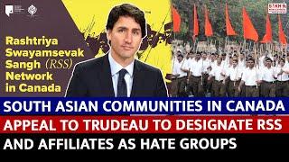 South Asian Communities in Canada Appeal to Trudeau to Designate RSS and Affiliates as Hate Groups