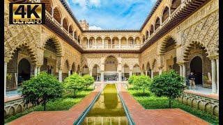 【4K】SEVILLA | ESPAÑA Real Alcázar, Palacio. PARTE 1 (4K HDR)