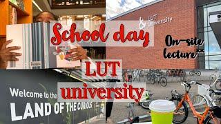 COME TO UNI WITH ME || first time having an on-site lecture || LUT Finland