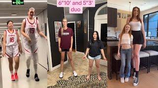 Tall Women 50 | Tall women and Short women height difference